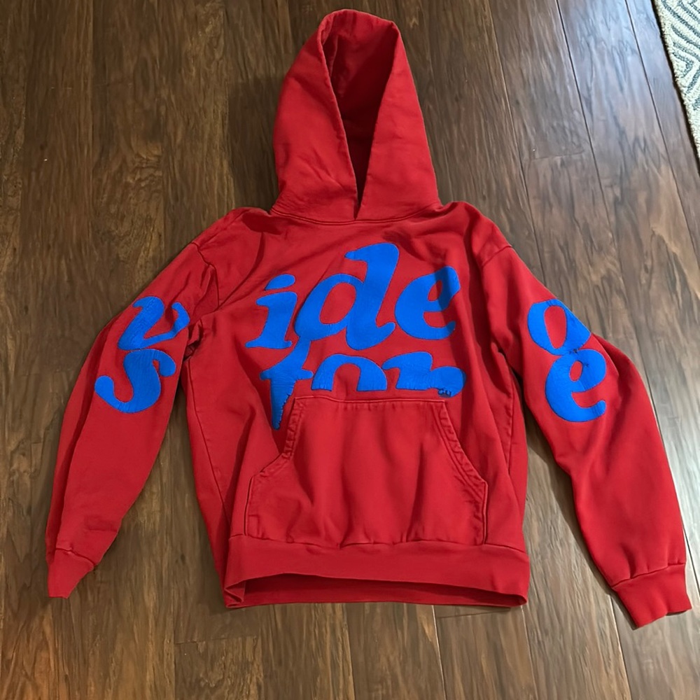 Kevin Abstract Video Store bubble letter hoodie